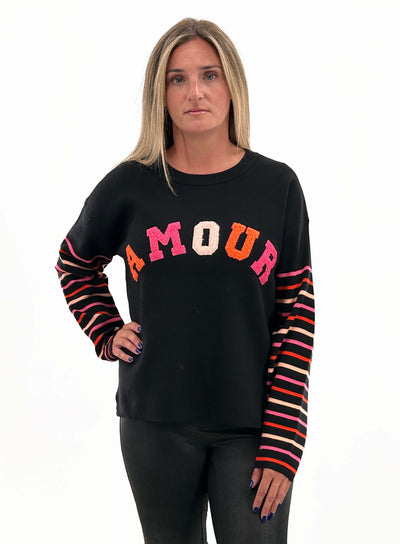 'Amour' Motif Top Orly Apparel