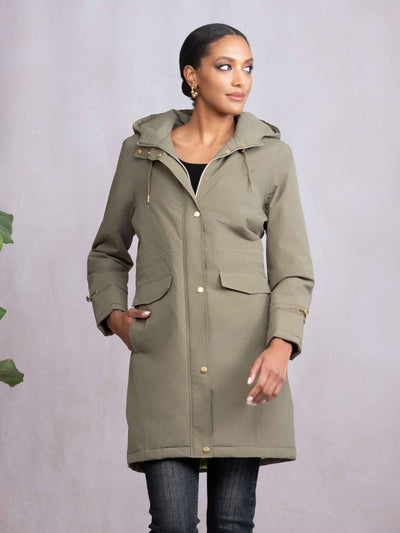 Hooded Rain Coat Alison Sheri