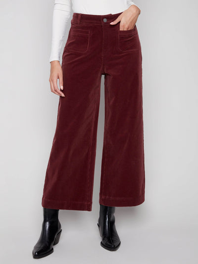 Patch Pocket Flare Corduroy Pants - Dream Pants