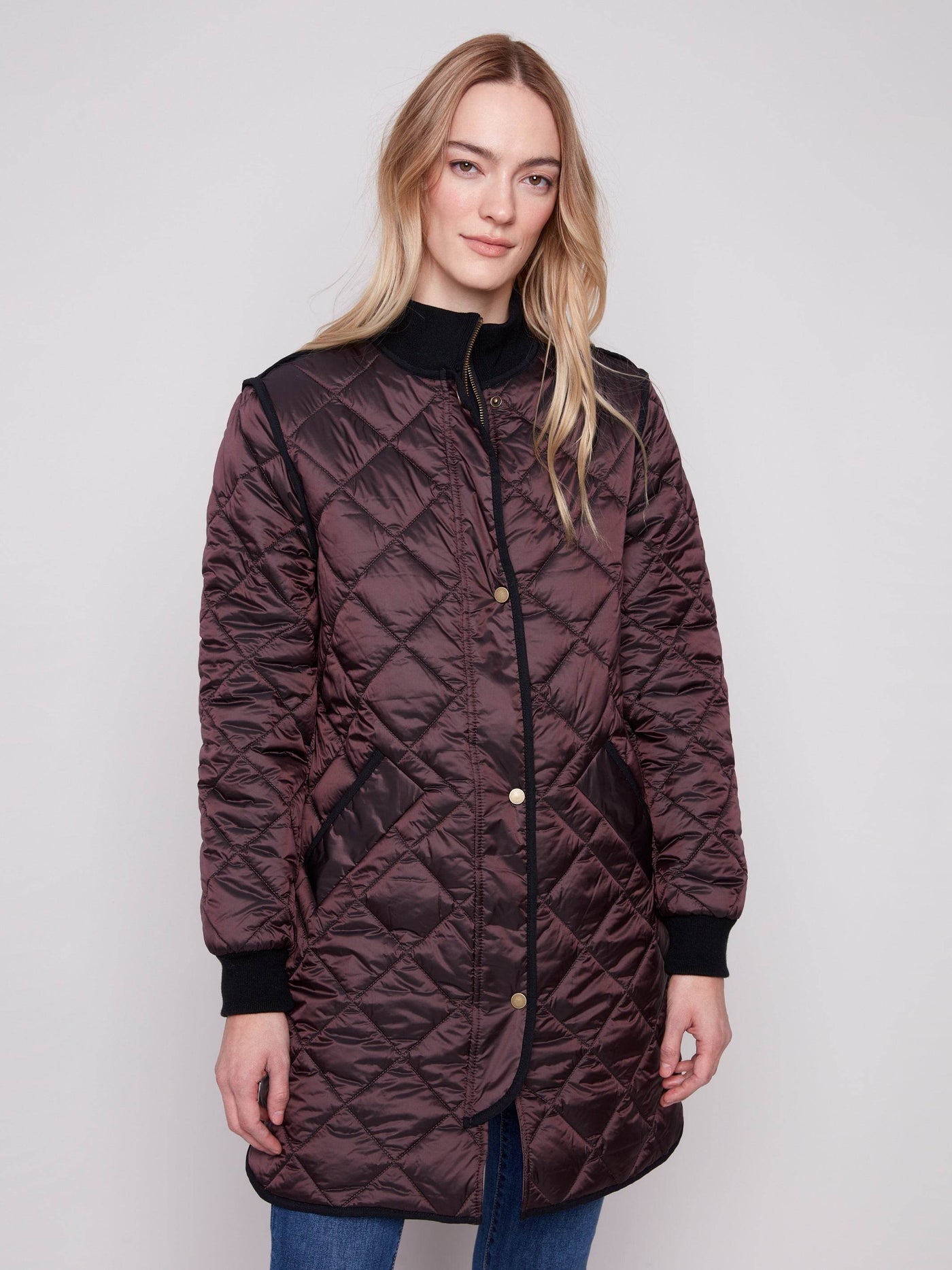Long Quilted Puffer Jacket - Dream Pants