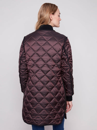 Long Quilted Puffer Jacket - Dream Pants