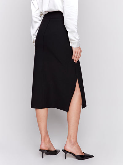 Gutsy Crepe Skirt with Patch Pockets Charlie B