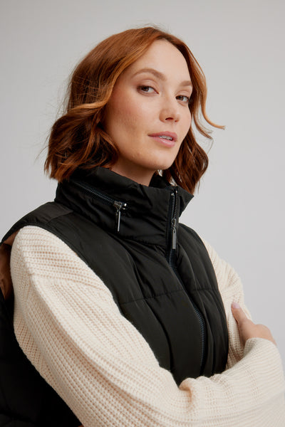 Super Light Quilted Vest W/ Side Snaps Nikki Jones