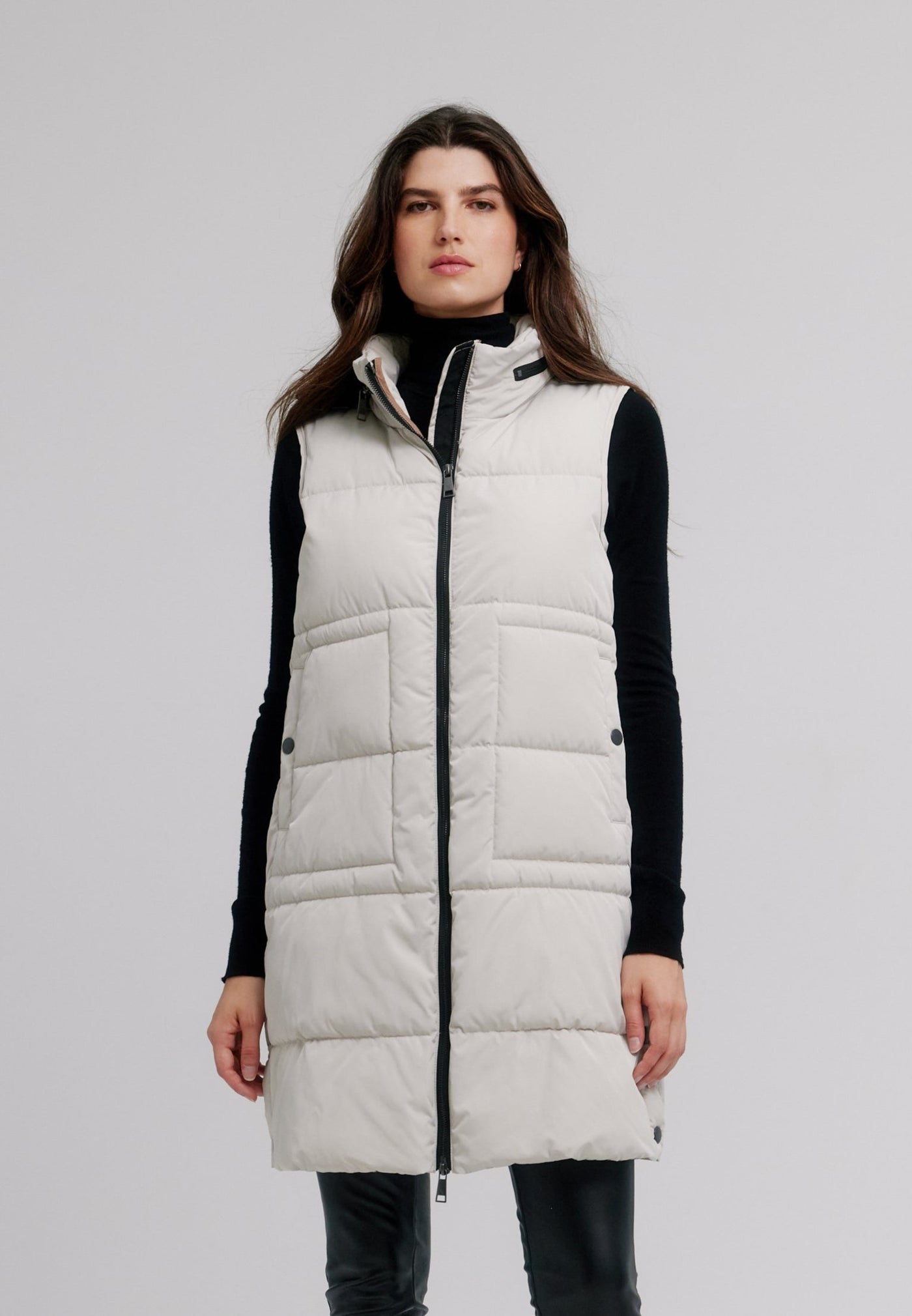 Super Light Quilted Vest W/ Side Snaps Nikki Jones