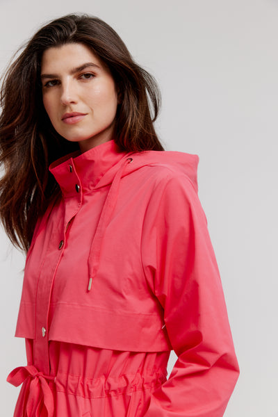 Nikki Jones Trench Style Anorak W/ Storm Flap 