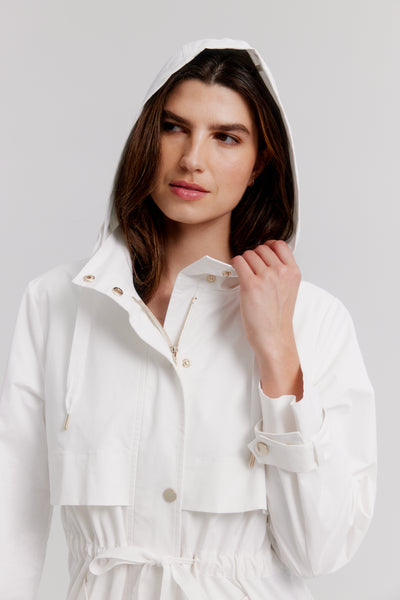 Nikki Jones Trench Style Anorak W/ Storm Flap 