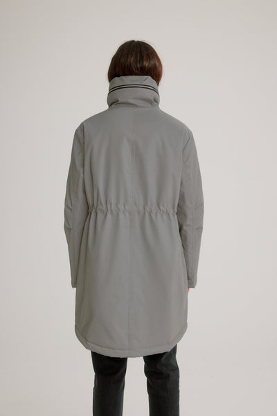 Reflective Anorak W/ Hidden Hood & Quilted Lining Nikki Jones