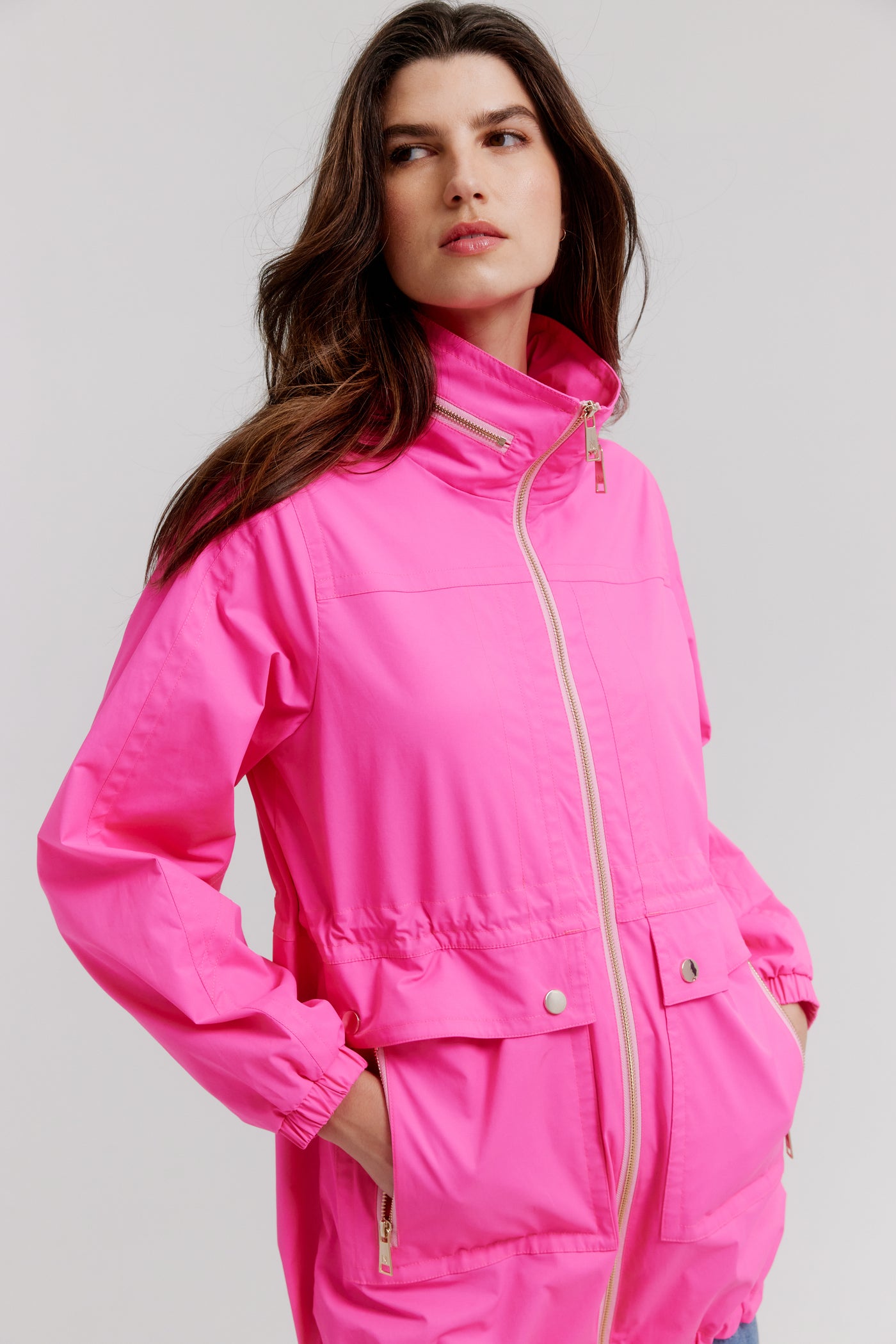 Nikki Jones Anorak W/ Adjustable Waist 