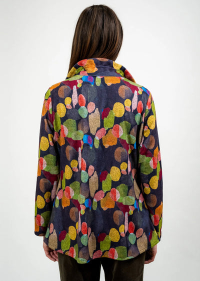 Button Front A-Line Jacket Trisha Tyler