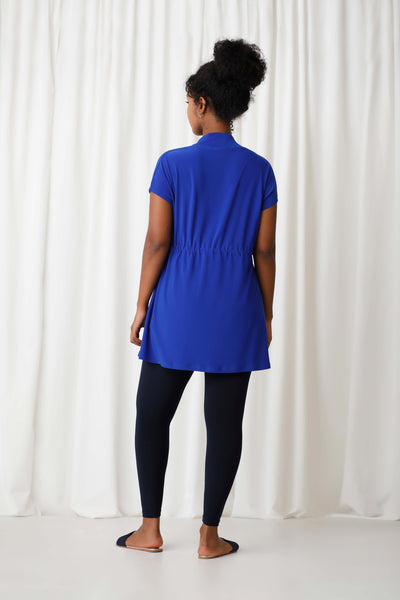 Sympli Deep V Tie Tunic Cap Sleeves 