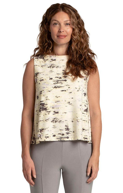 Flared Shell Top Print Sympli