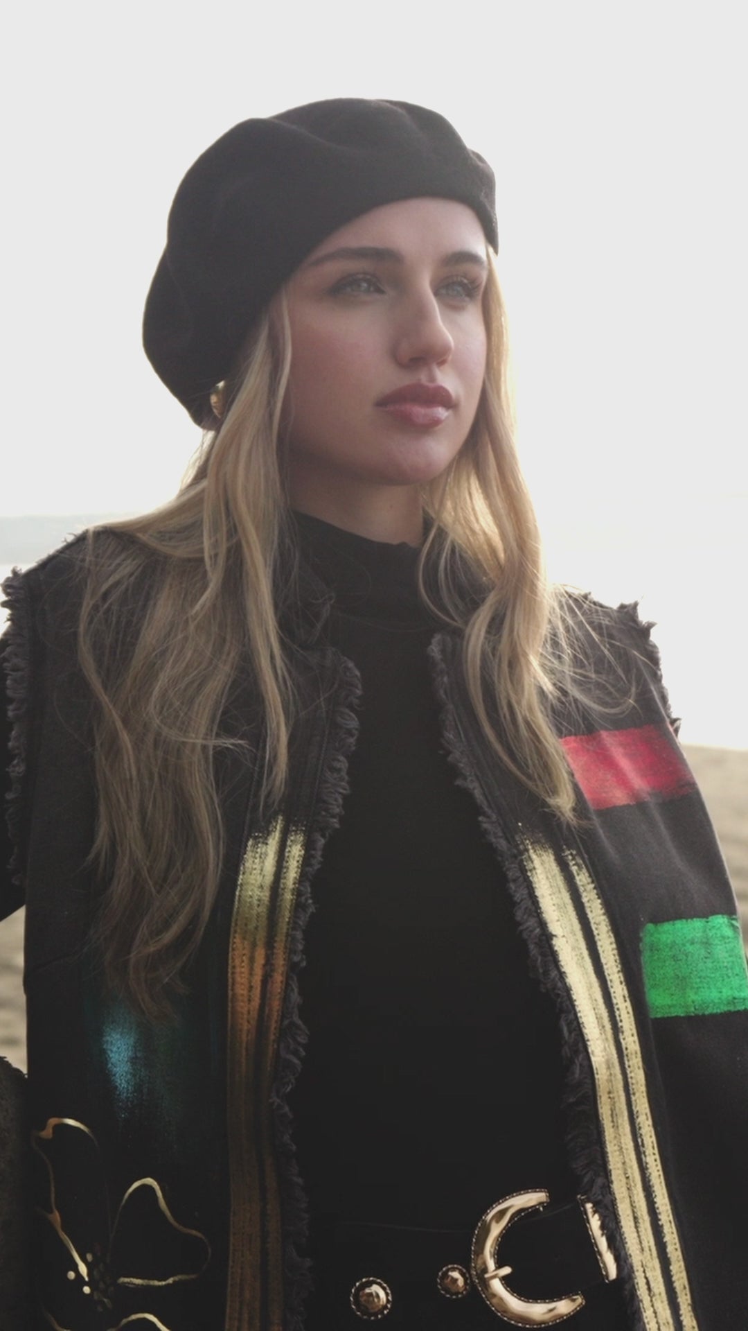 Gilet en jean sans manches