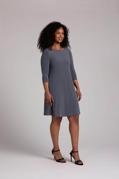 Nu Trapeze Dress, 3/4 Sleeve - Dream Pants