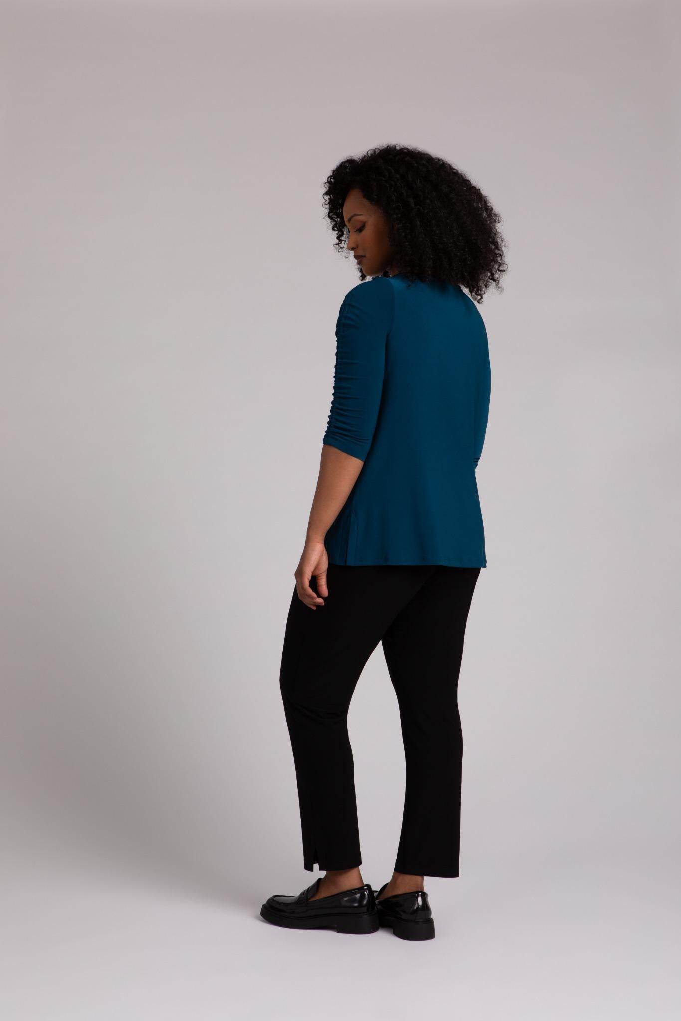 Revelry Top with Rusched Sleeve - Dream Pants