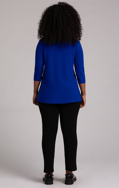 Square Neck Top, 3/4 Sleeve Sympli