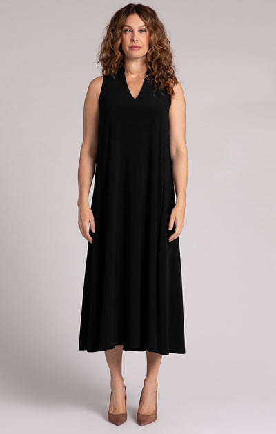 Sleeveless Deep V Maxi Dress Sympli