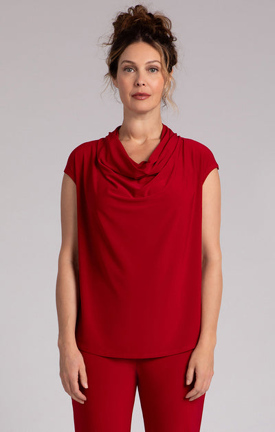 Draped Cowl Top Sympli