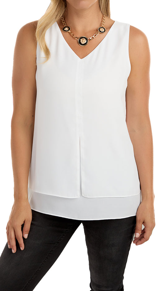 Basic Sleeveless Cami Top Frank Lyman