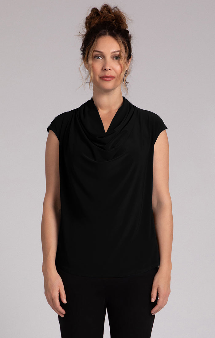 Draped Cowl Top Sympli