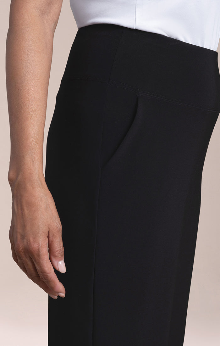 Straight Leg Pant with Yoke Waistband Sympli