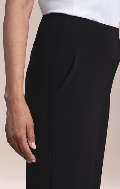 Straight Leg Pant with Yoke Waistband Sympli
