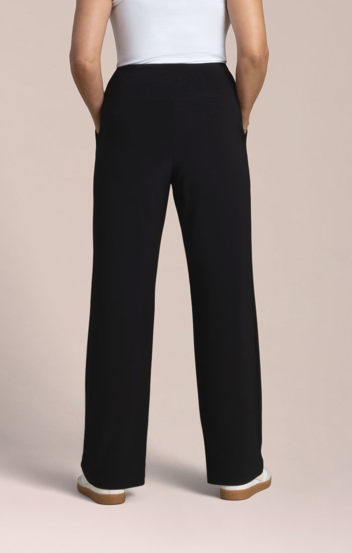 Straight Leg Pant with Yoke Waistband Sympli