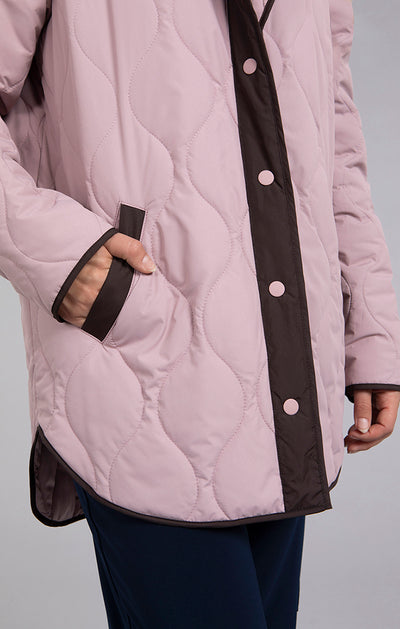 Sympli Quilted Shirt Jacket 