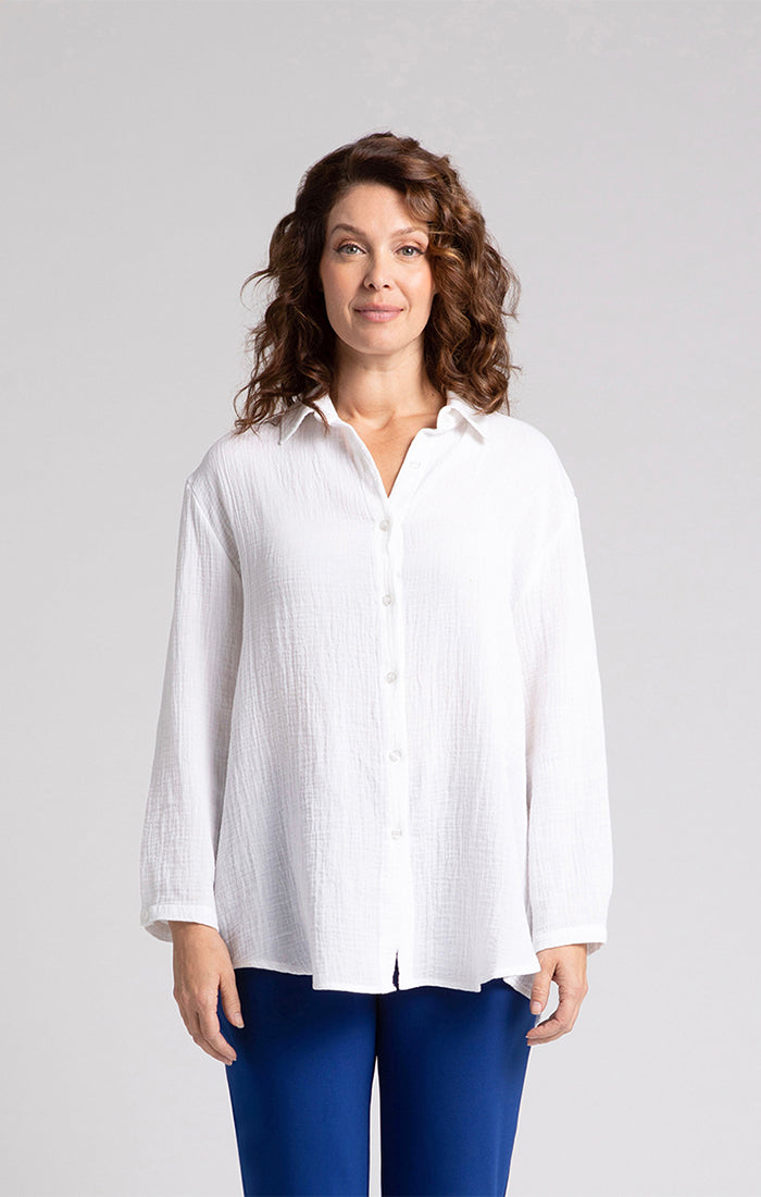 Sympli Cotton Gauze Easy Shirt 