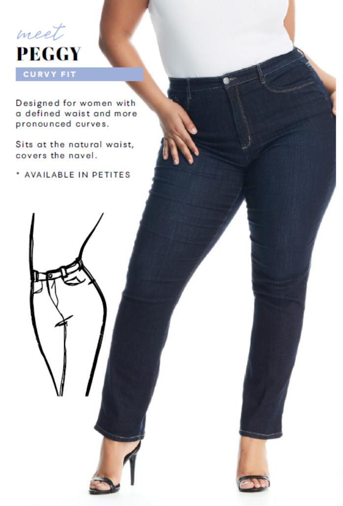 French Dressing Jeans Peggy Straight Leg Cool Denim, High-Rise 