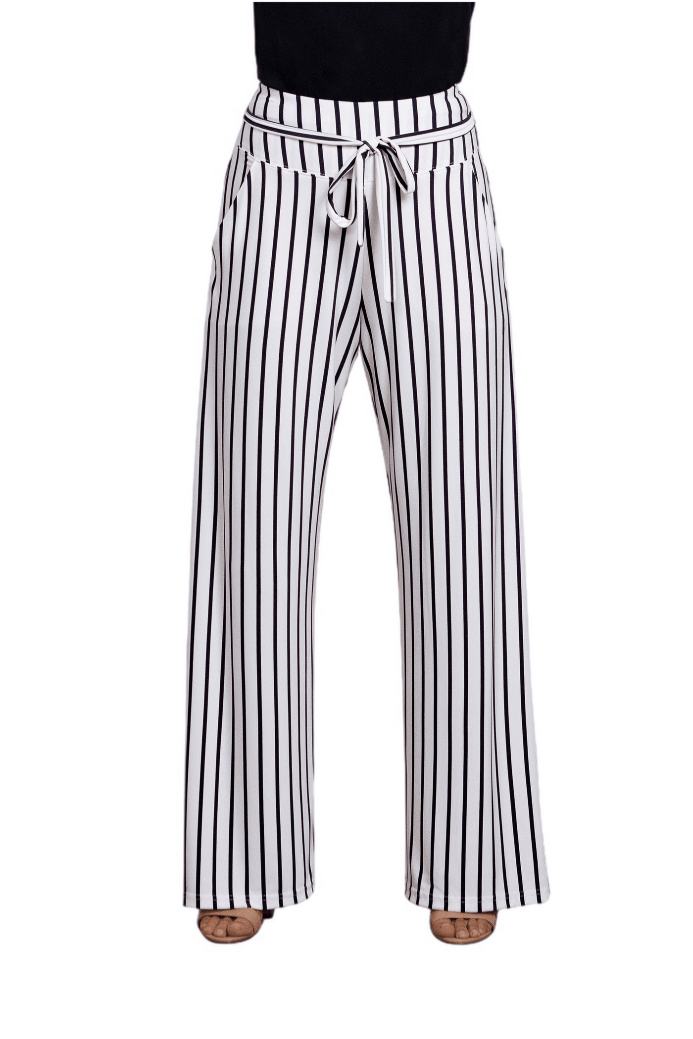 Stripe Wide Leg Trouser - Dream Pants