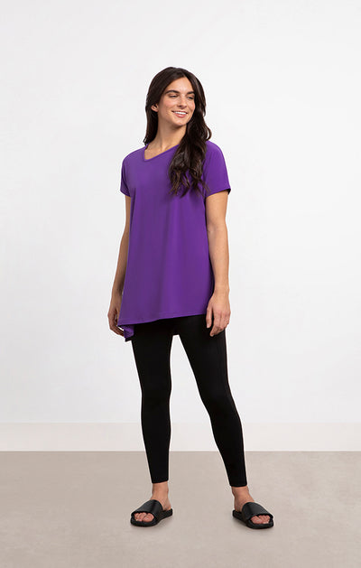 Sympli Dolman Angle Tunic, Cap Sleeves 