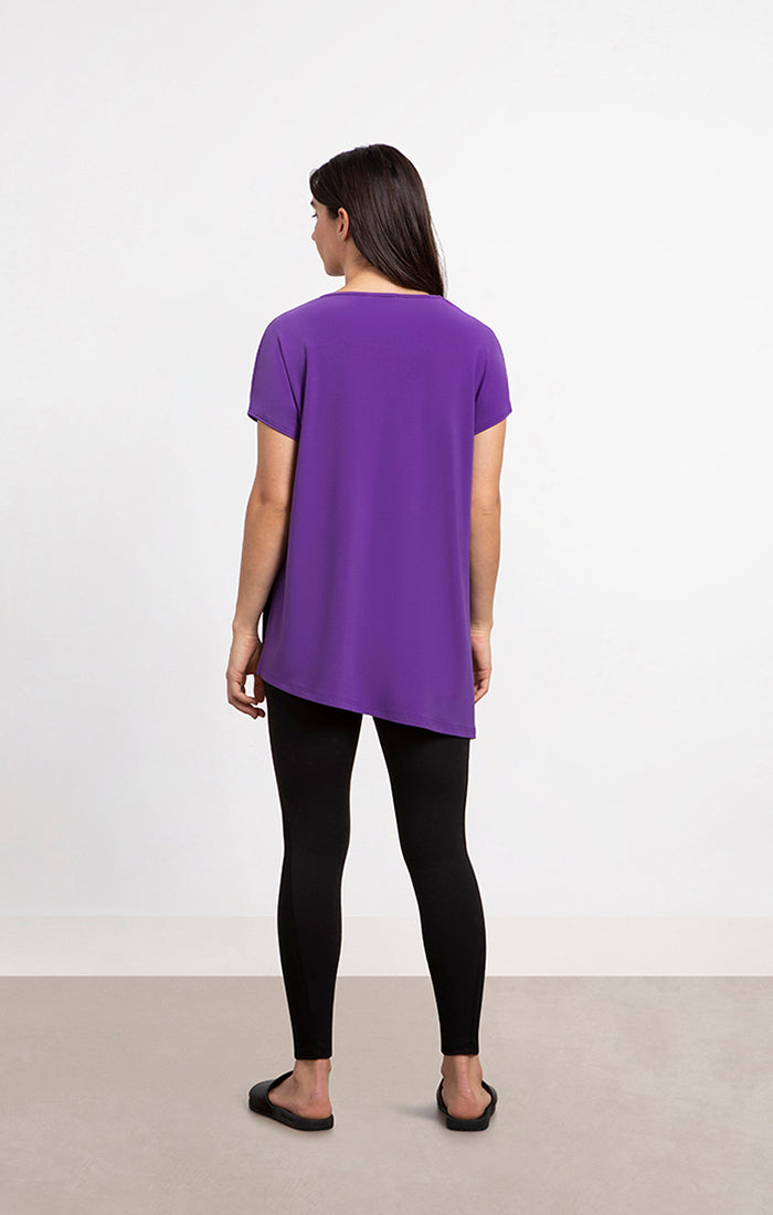 Sympli Dolman Angle Tunic, Cap Sleeves 