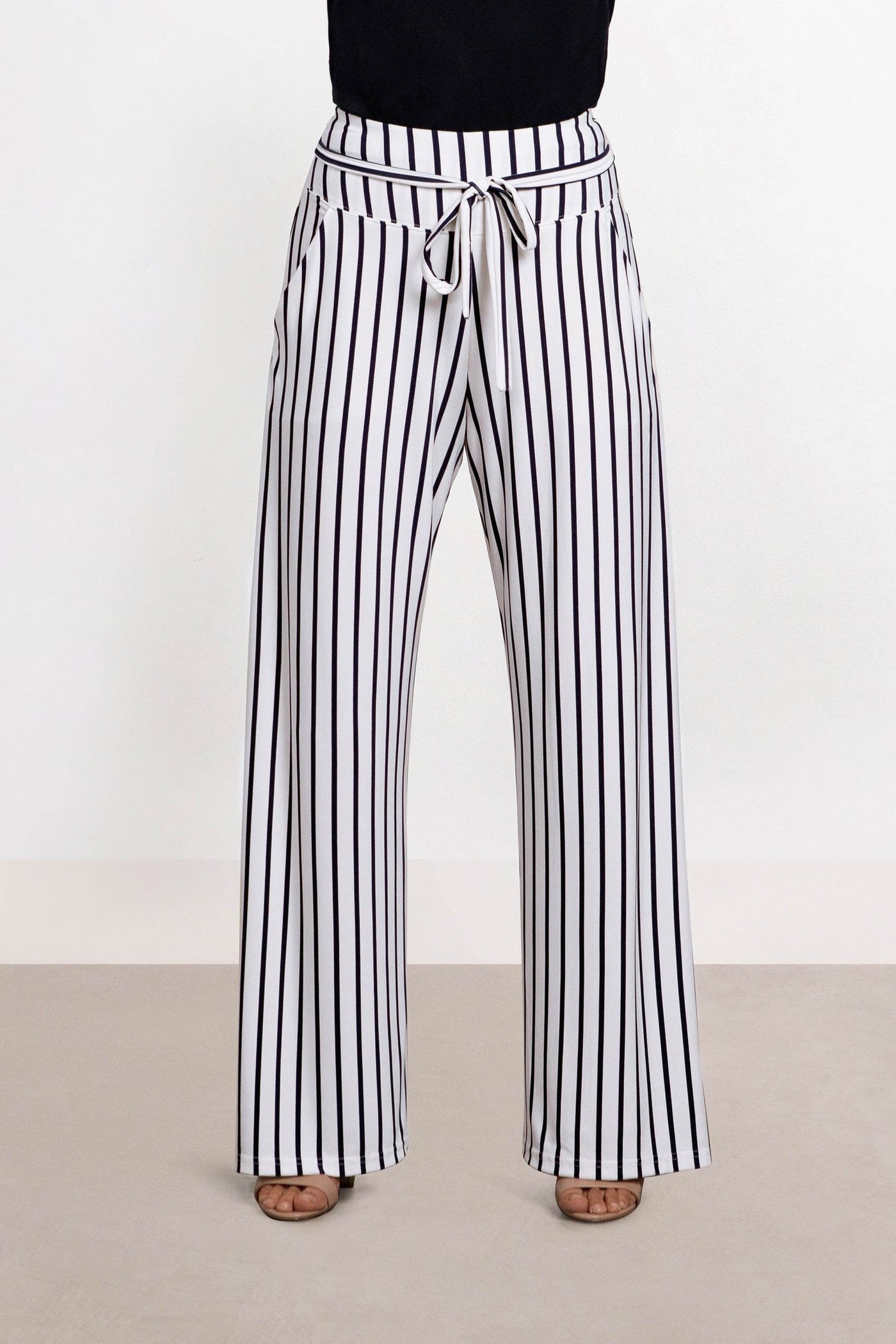 Stripe Wide Leg Trouser - Dream Pants