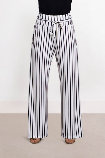 Stripe Wide Leg Trouser - Dream Pants