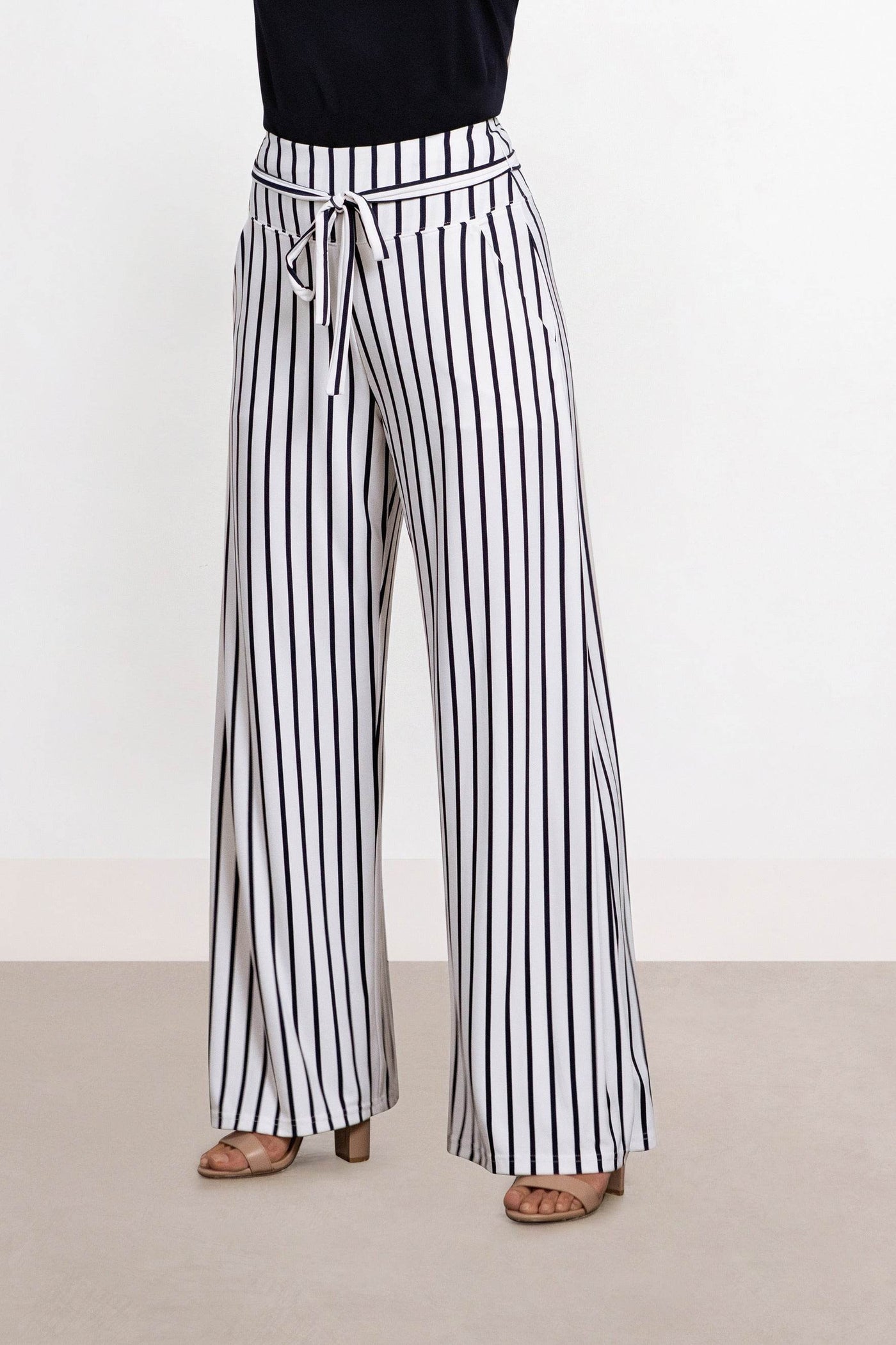 Stripe Wide Leg Trouser - Dream Pants