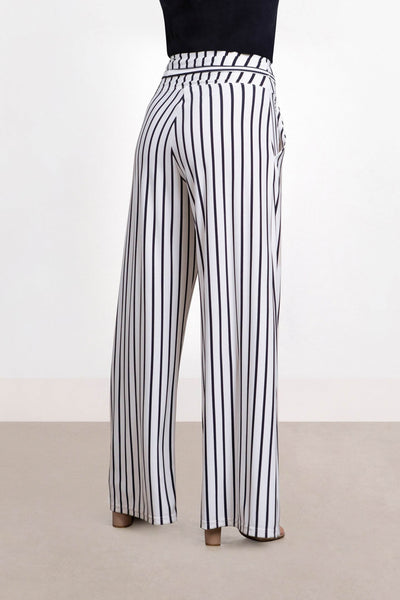 Stripe Wide Leg Trouser - Dream Pants
